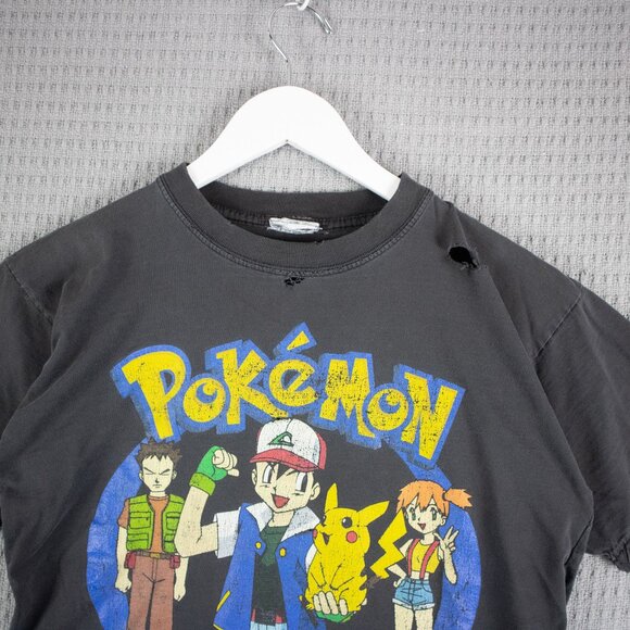 Pokemon 1999 Faded Gotta Catch Em All Distressed Tee - Picture 4 of 8